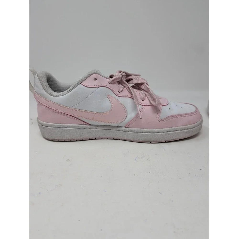Nike Court Borough Low Sneakers pink white Youth sz 7
